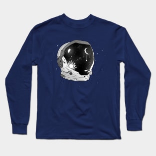 Space Helmet Long Sleeve T-Shirt